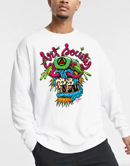 Art Society BRAINZ SWEATER WHITE