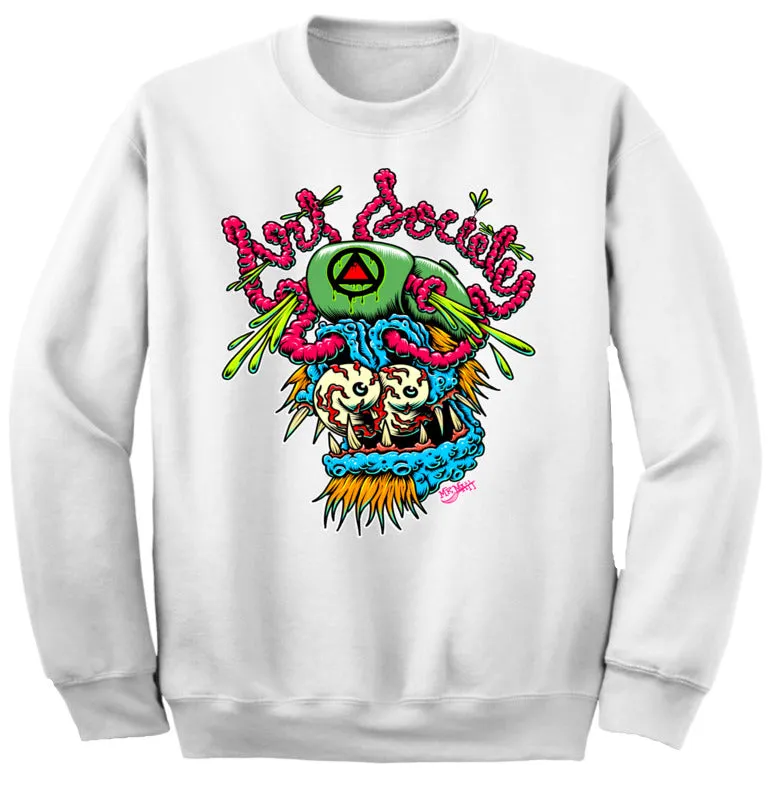 Art Society BRAINZ SWEATER WHITE