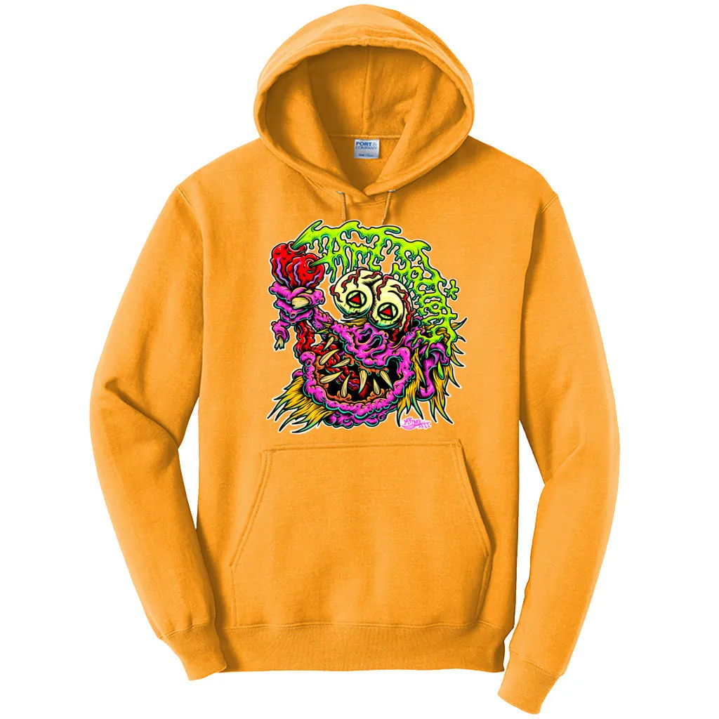 Art Society GNARLY MONSTER HOODIE GOLD