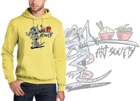 Art Society KUNG FU RAT HOODIE YELLOW
