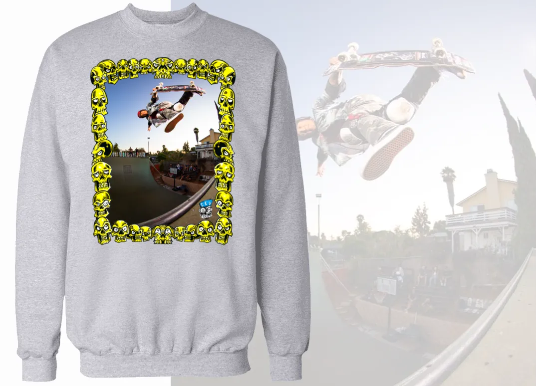 Art Society LEGENDS OF SKATE VOL. 1 HOSOI CREW SWEATER GREY