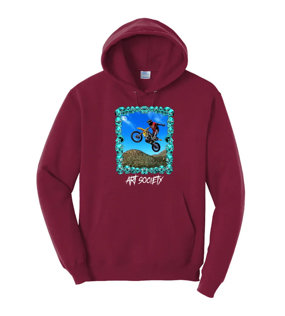Art Society MANNYS YARD HOODIE CARDINAL RED