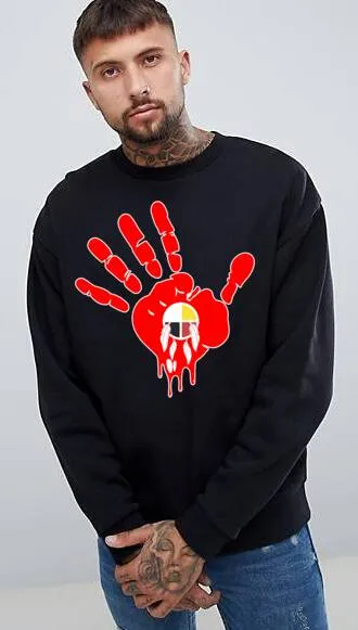 Art Society MMIW AWARENESS CREW SWEATER BLACK