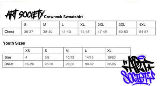 Art Society RISK TAKER CREW SWEATER ROYAL BLUE