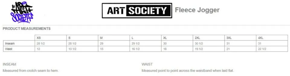 Art Society SCRIPT JOGGERS BLACK