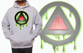 Art Society x Retro Kings 3D DRIP LOGO HOODIE GREY