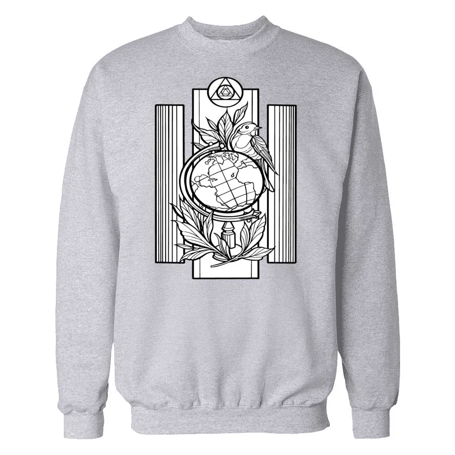 Art Society x Retro Kings ART NATIONS CREW SWEATER GREY