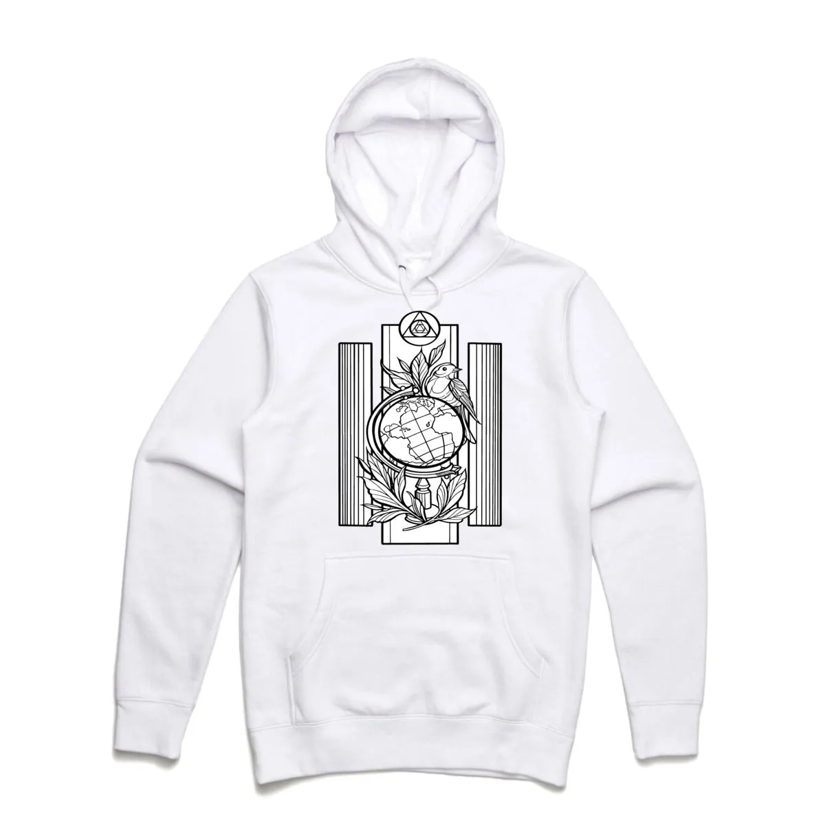 Art Society x Retro Kings ART NATIONS HOODIE WHITE