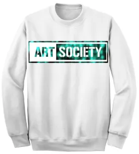 Art Society x Retro Kings ENERGY BAR CREW SWEATER WHITE