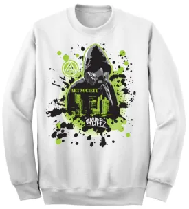 Art Society x Retro Kings GNASHER CREW SWEATER WHITE