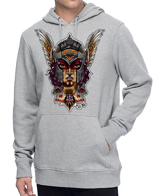 Art Society x Retro Kings VALKYRIE HOODIE GREY