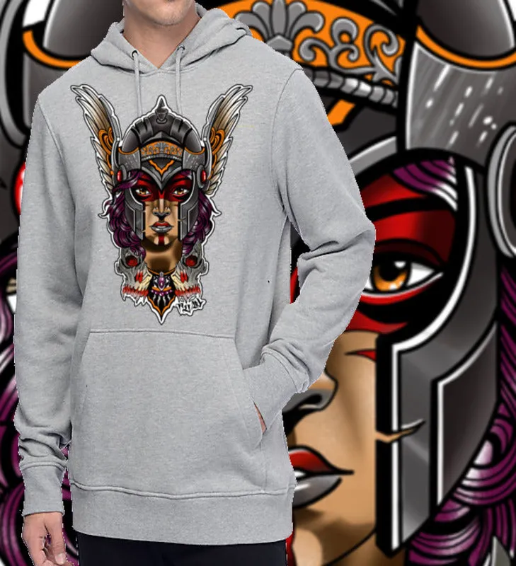 Art Society x Retro Kings VALKYRIE HOODIE GREY
