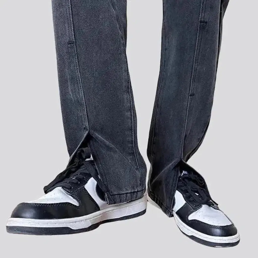 Baggy stonewashed jeans
 for men