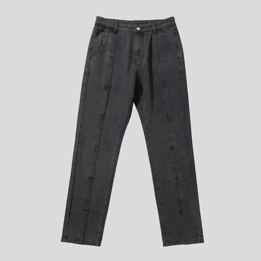 Baggy stonewashed jeans
 for men