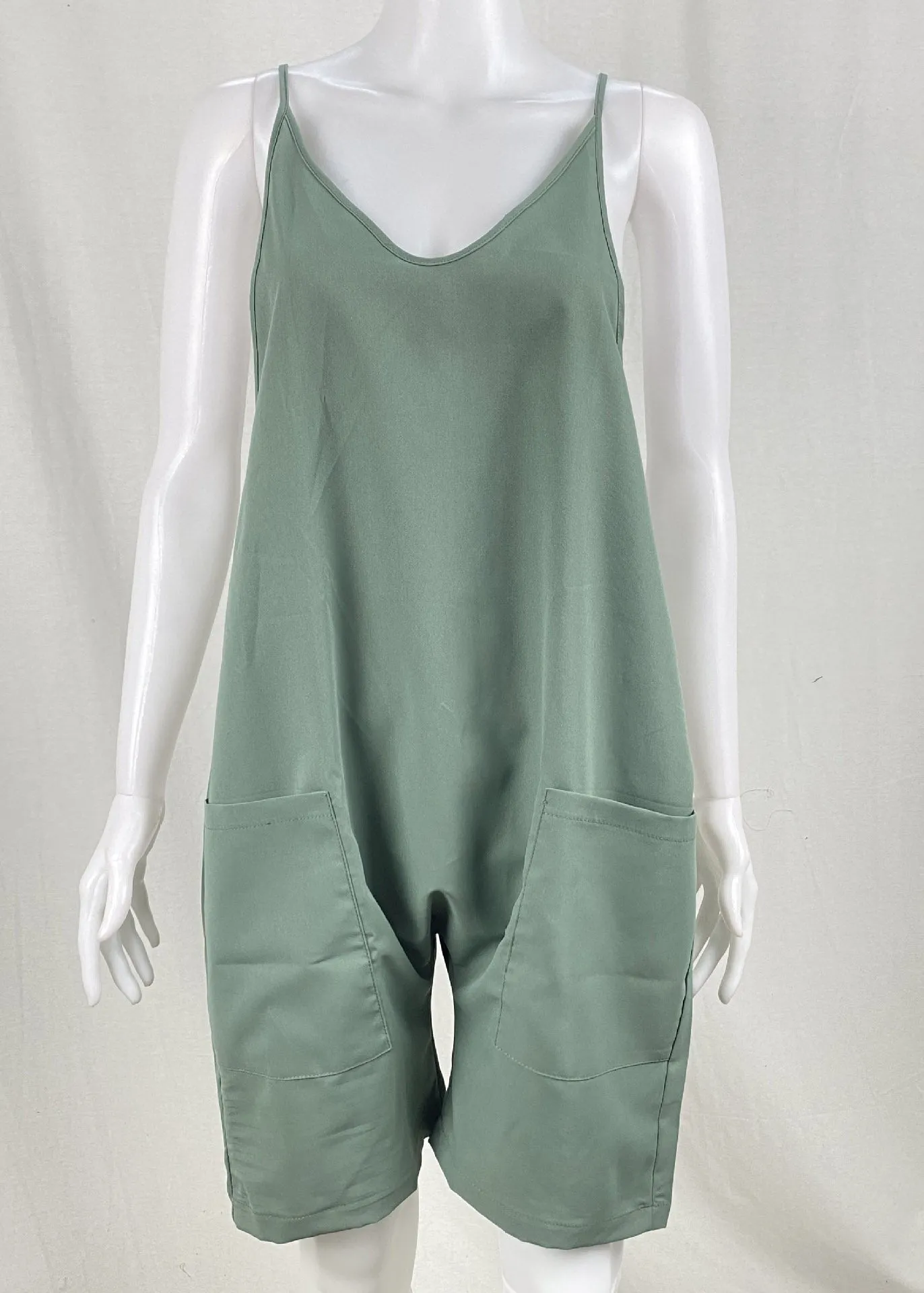 Big Yards Pocket Brown Suspenders Jumpsuits Overalls