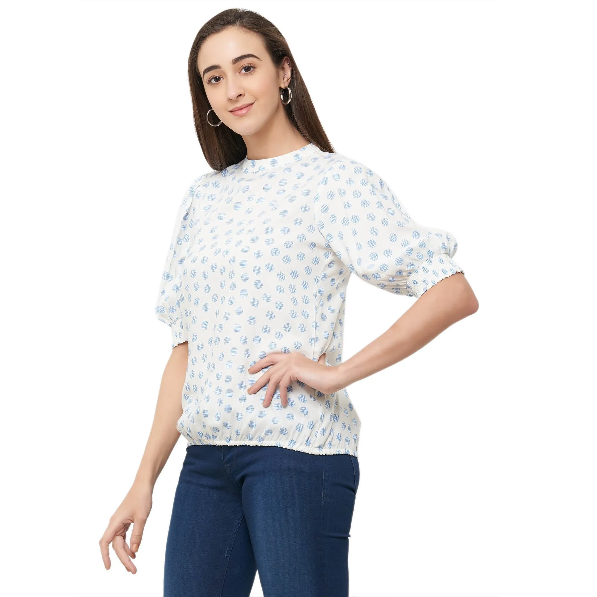 Birch Polka Dot Top