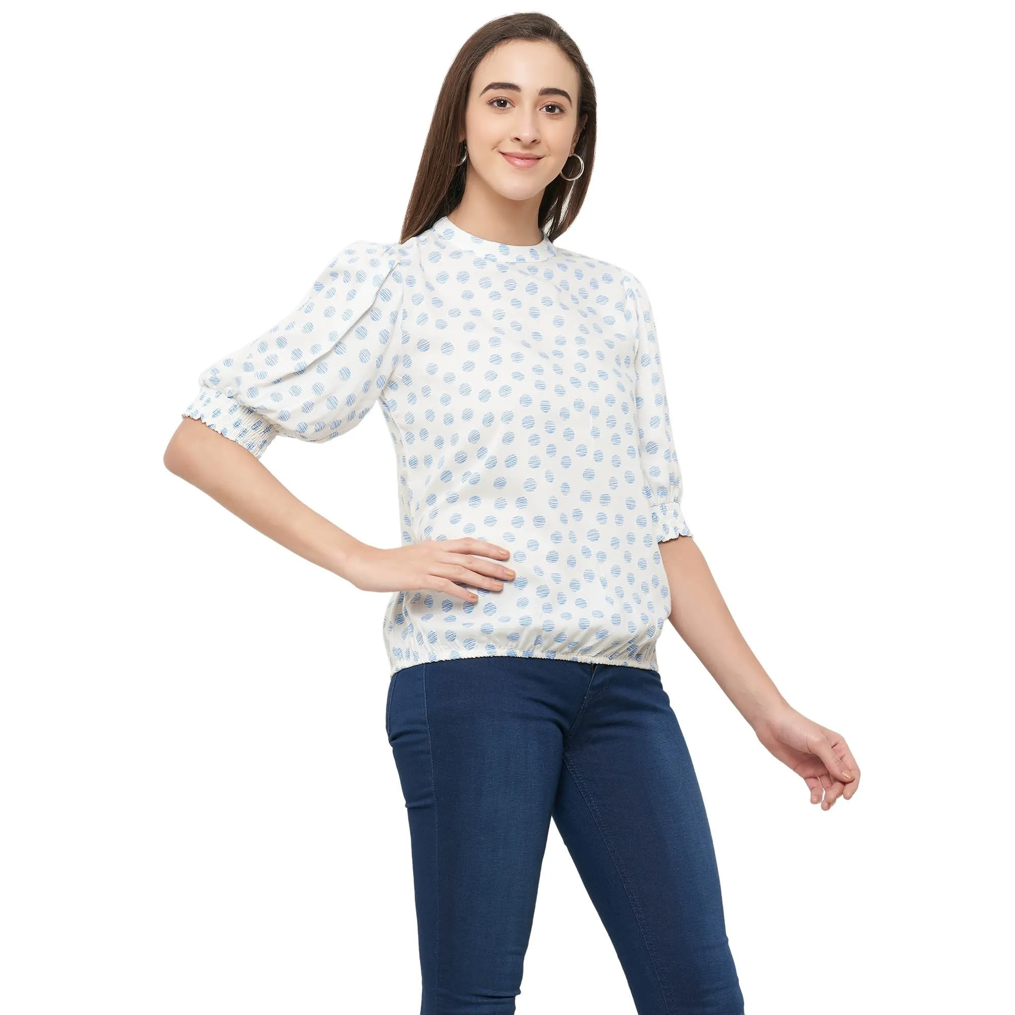 Birch Polka Dot Top