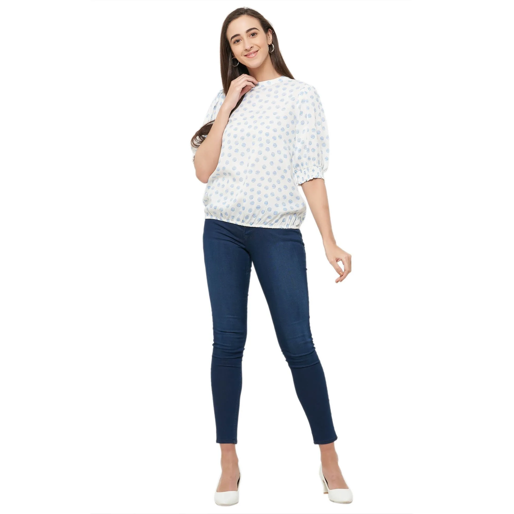 Birch Polka Dot Top