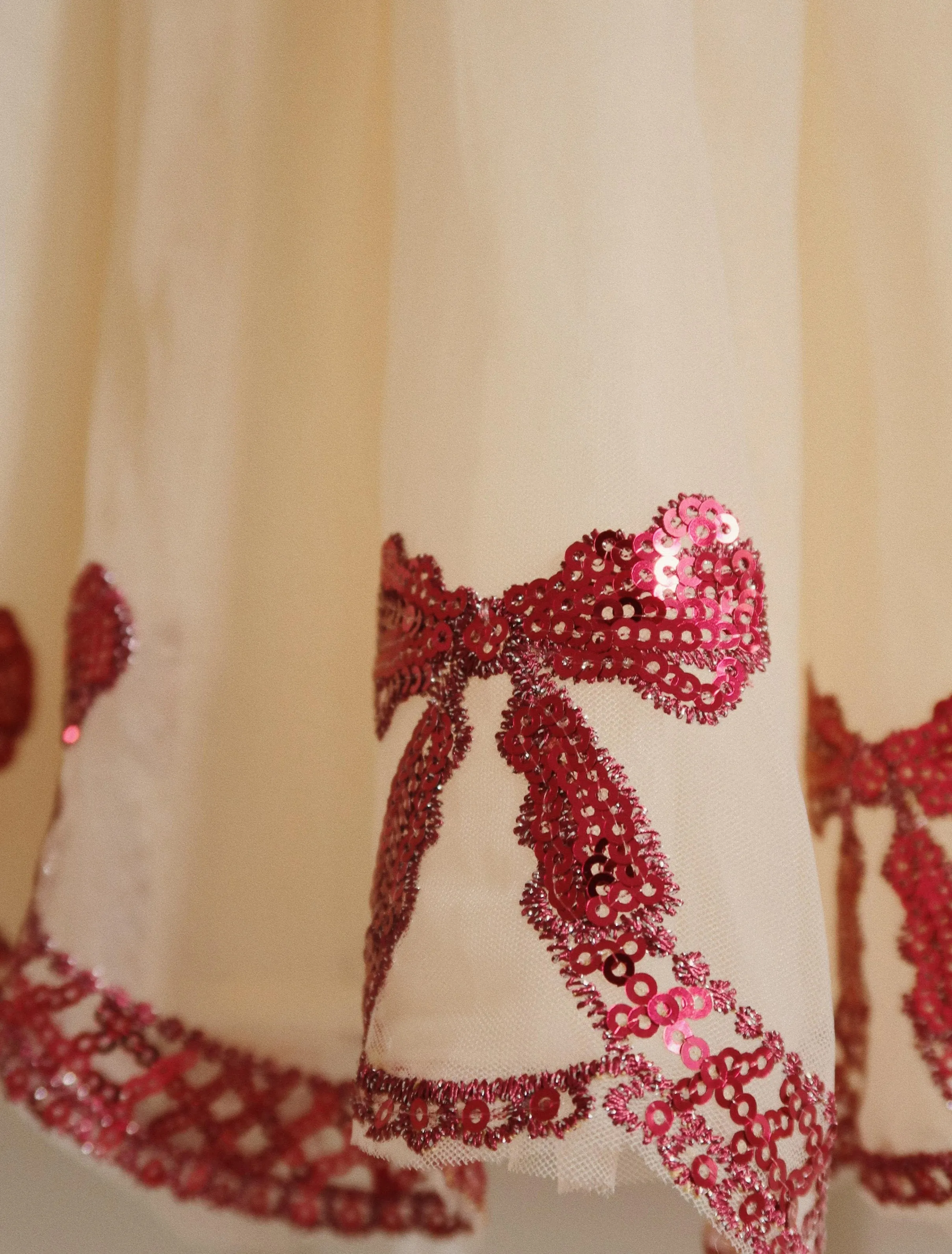 Bowie Sequin Dress in Sand