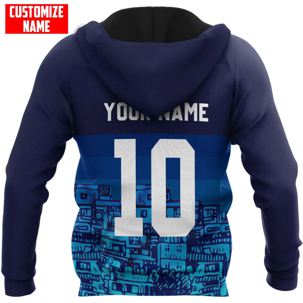 Customized Name And Number Mexico Shape Country Sweatshirt Zip Hoodie Shirts