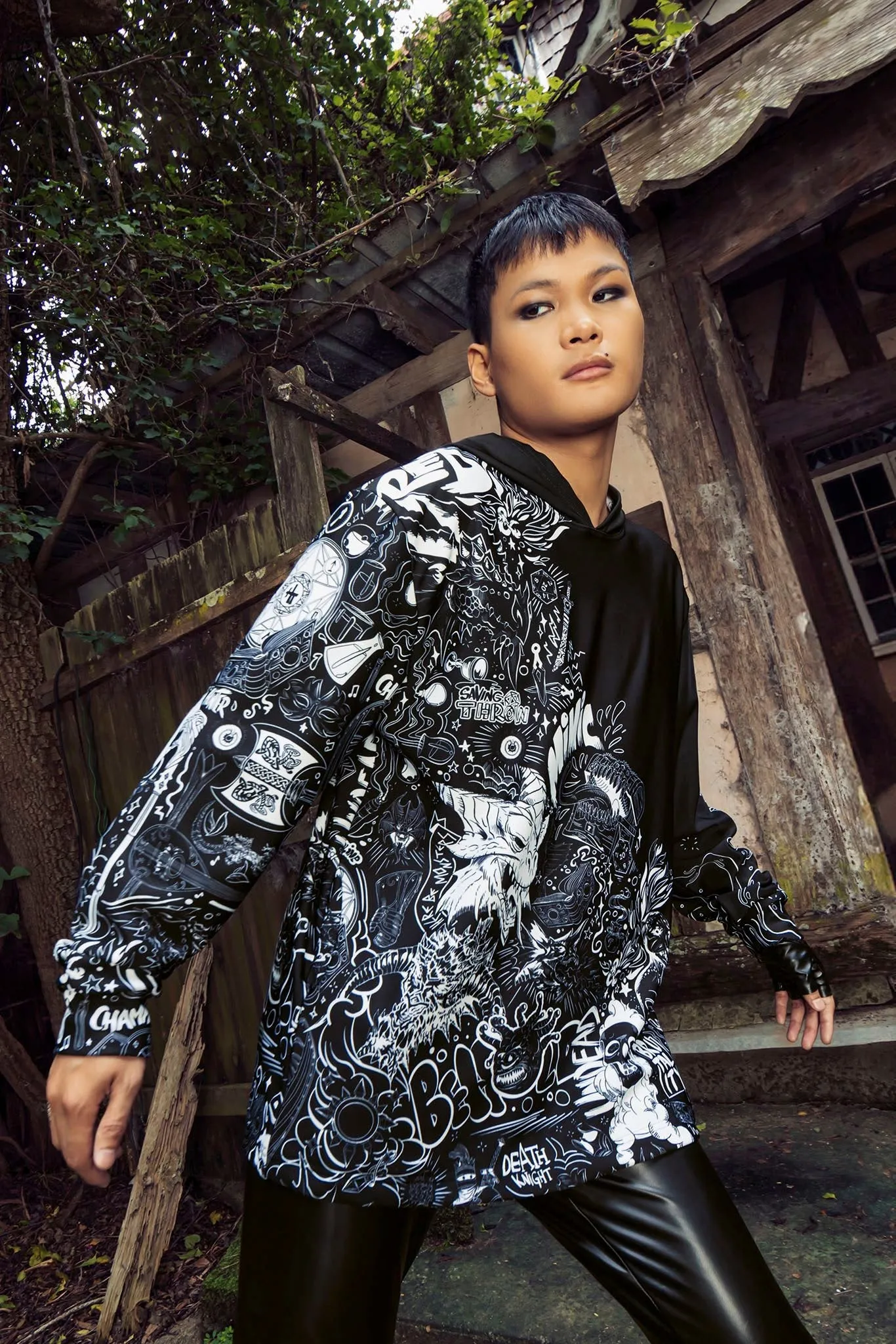 D&D Graffiti Hoodie Sweater