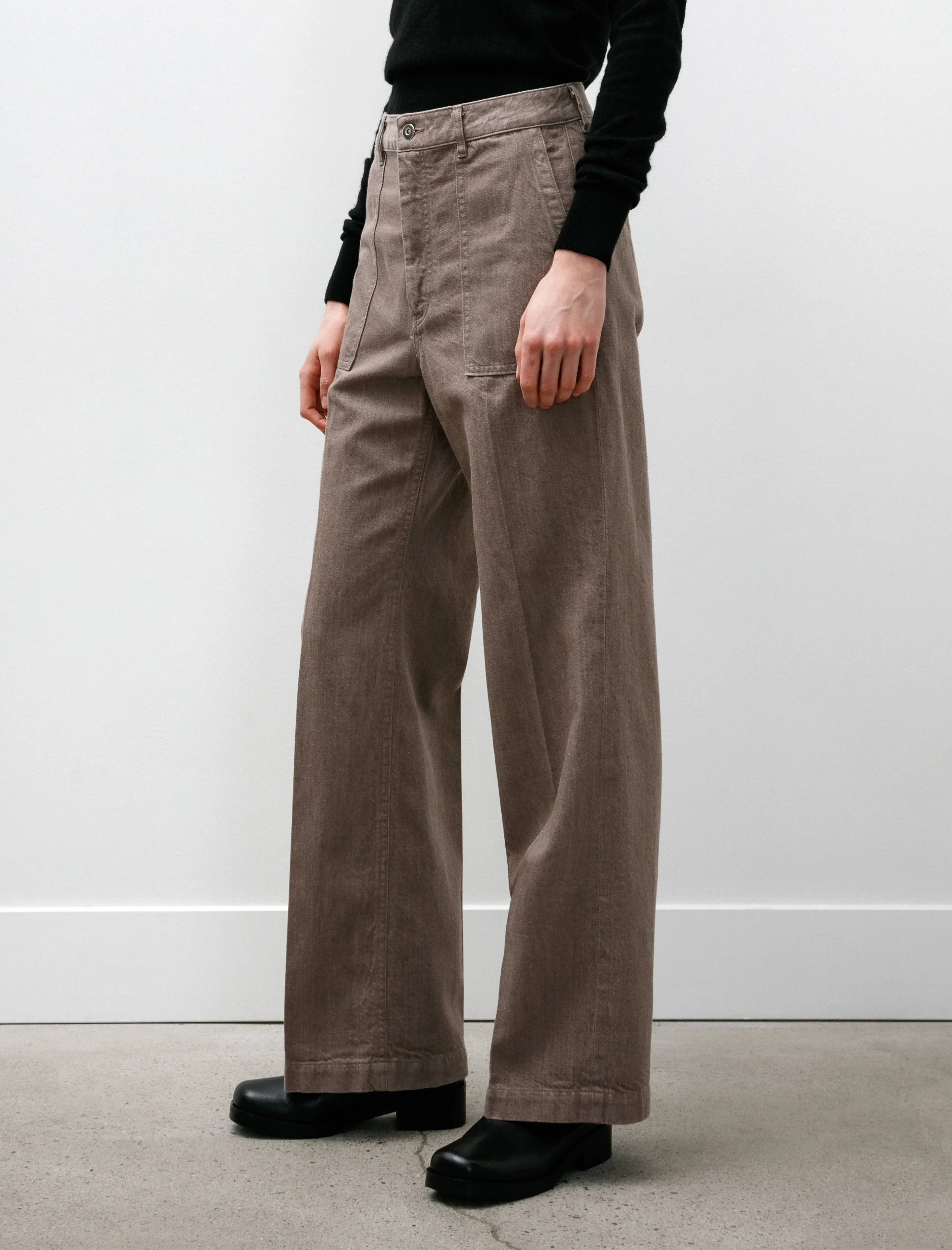 Denim Work Slacks Beige