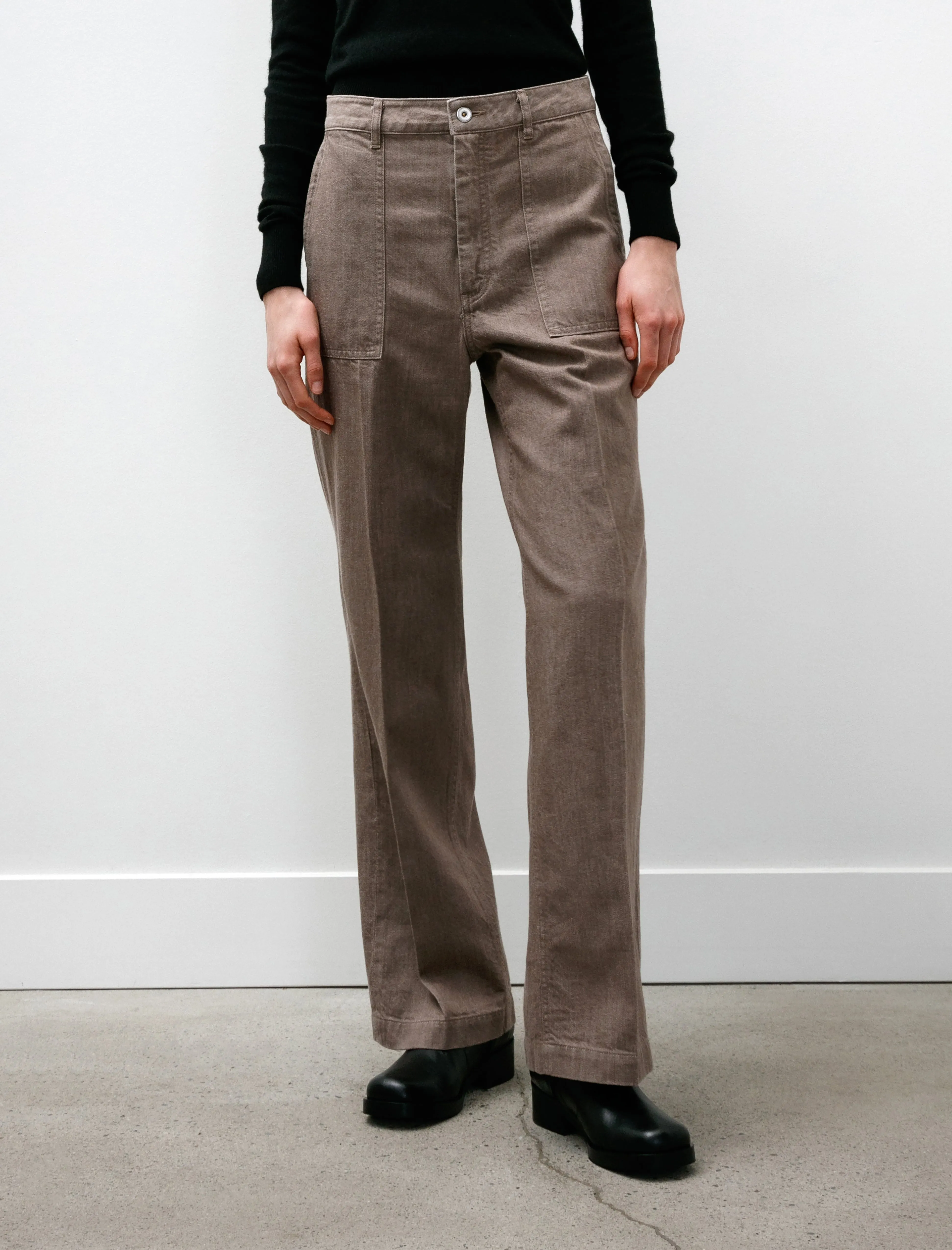 Denim Work Slacks Beige