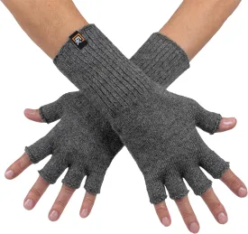 Evolution Knitwear Alpaca Knit Fingerless Gloves for Women - Super Soft Baby Alpaca - Made in the USA - Small