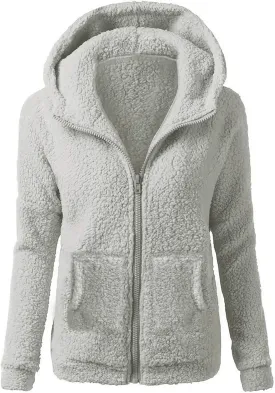 GOFULY Womens Hoodies Zip Up Western Fleece Lined Fall Winter Coats Plus Size Sharpa Jackets Lightweight With Pocket Clothes