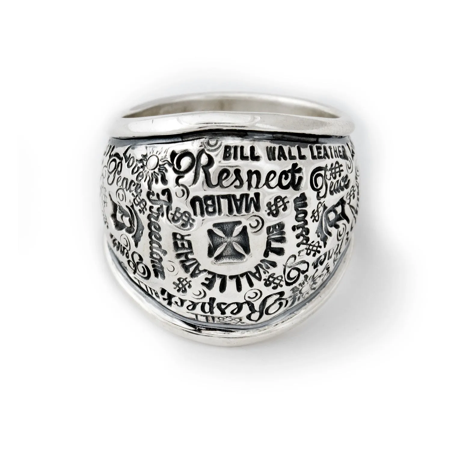 Graffiti Dome Ring