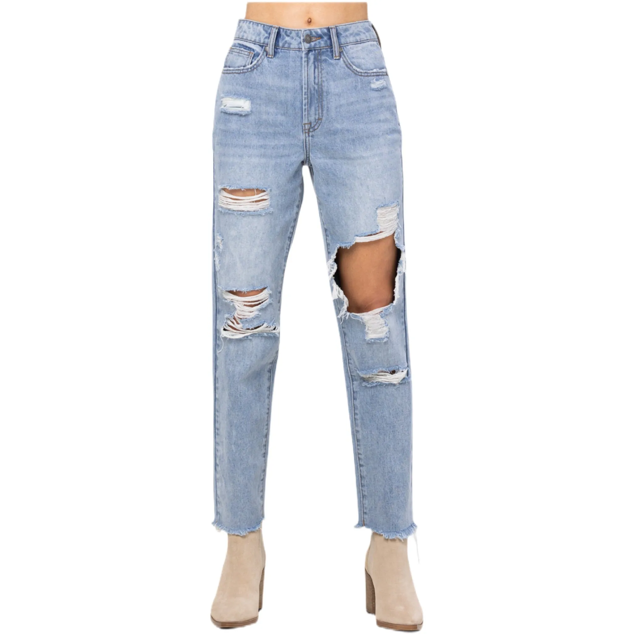 Jelly Jeans Extra Ripped Knee Size 1, 3, 5, 7, 9, 11, 13