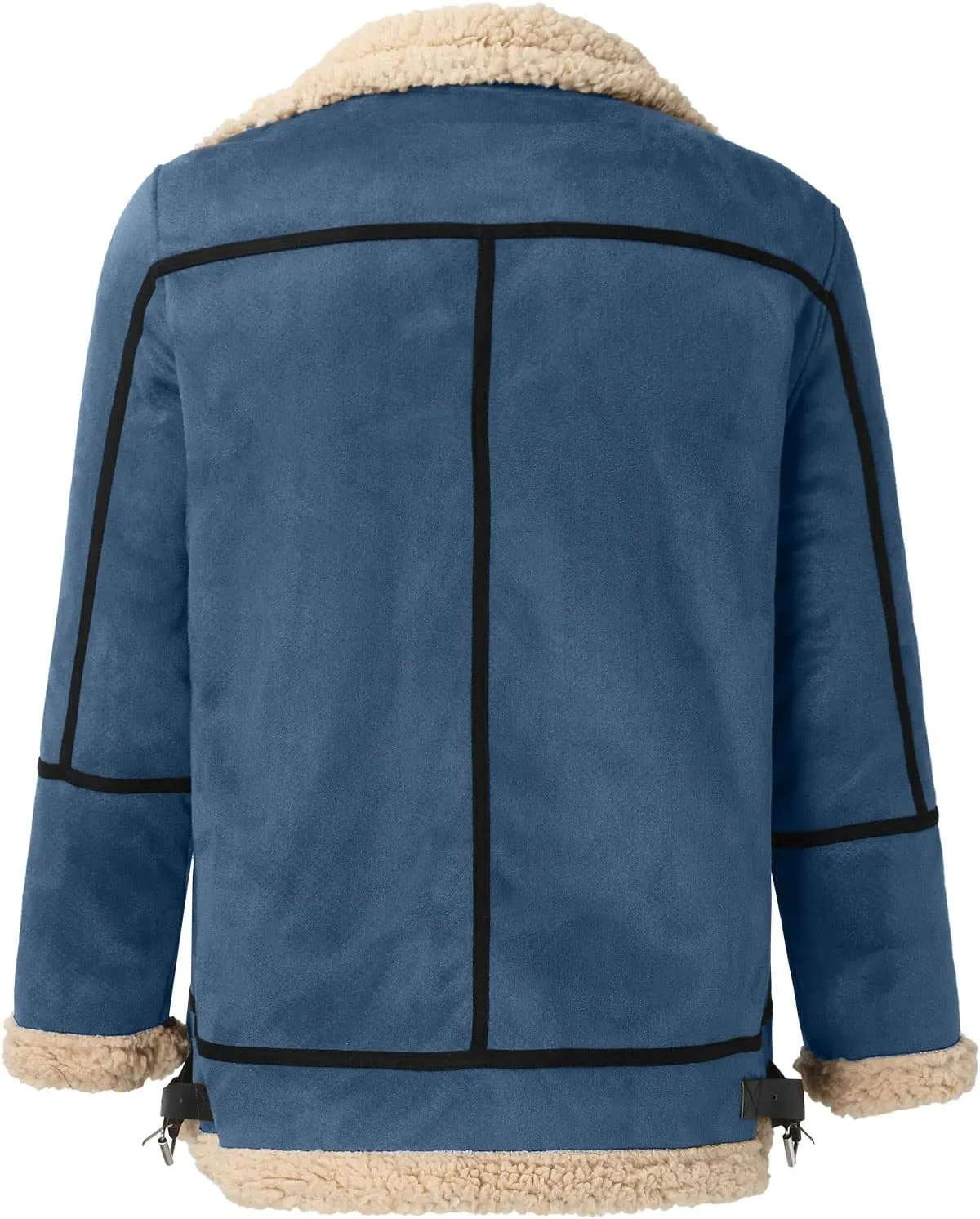LCMTWX Mens Jackets And Winter Outerwear Single-breasted Solid Color Lapel Long Sleeve Coat Cardigan Plush Long Coat