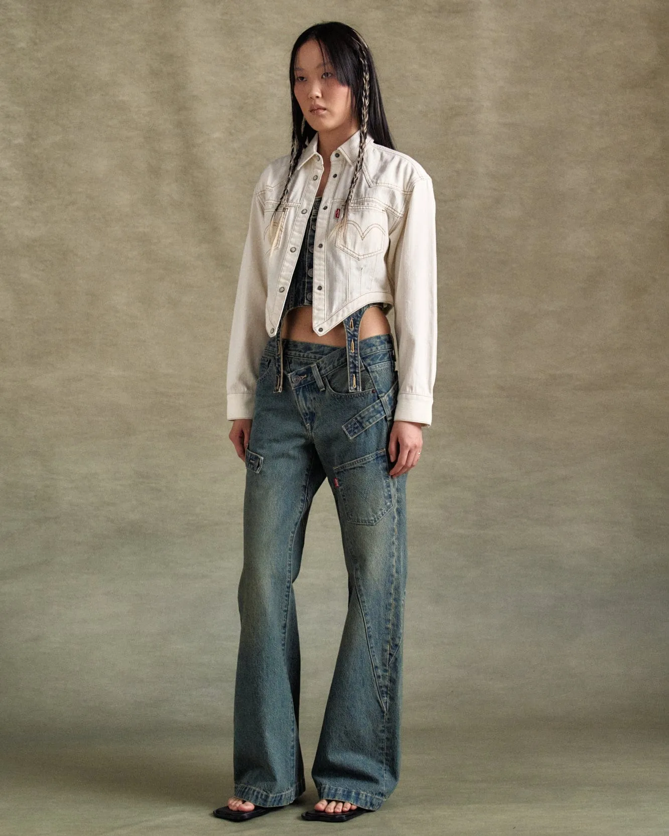 LEVIS X ADSB DENIM CORSET atb1219w(TINTED INDIGO)