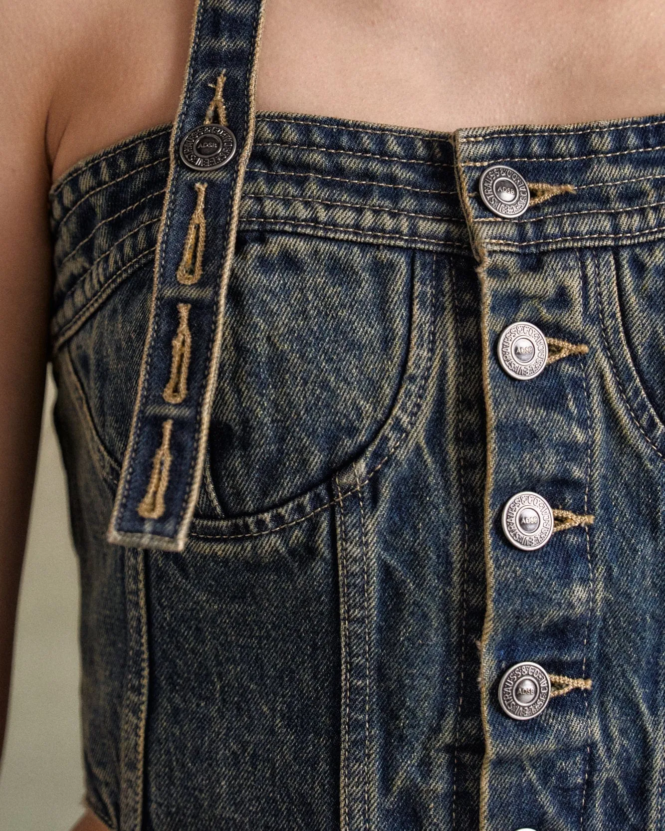 LEVIS X ADSB DENIM CORSET atb1219w(TINTED INDIGO)