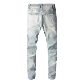 Light Blue Ripped Jeans