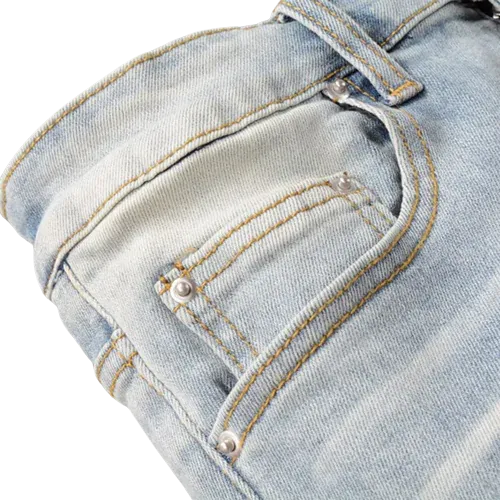 Light Blue Ripped Jeans^