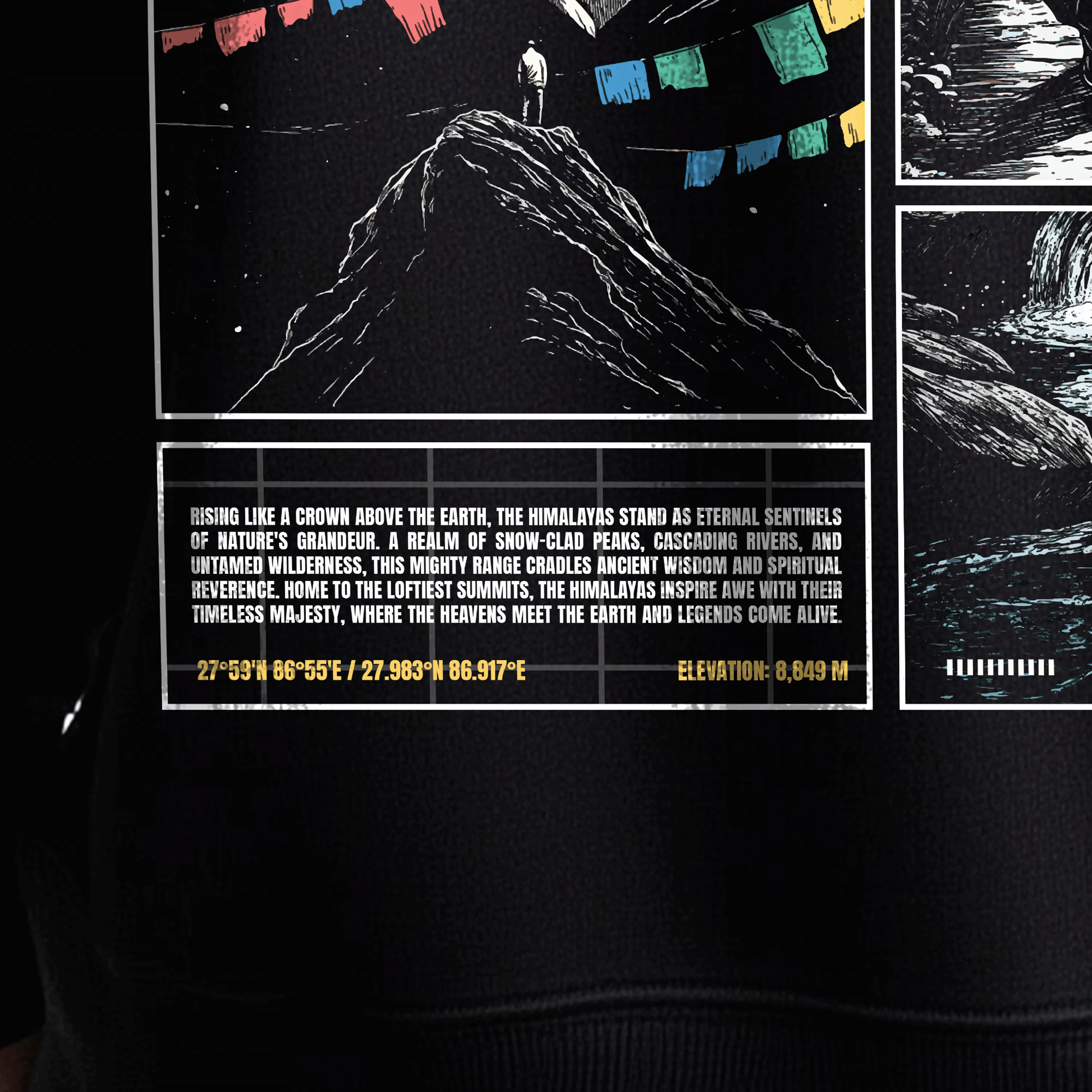 Lost In Himalayas Oversized Hoodie