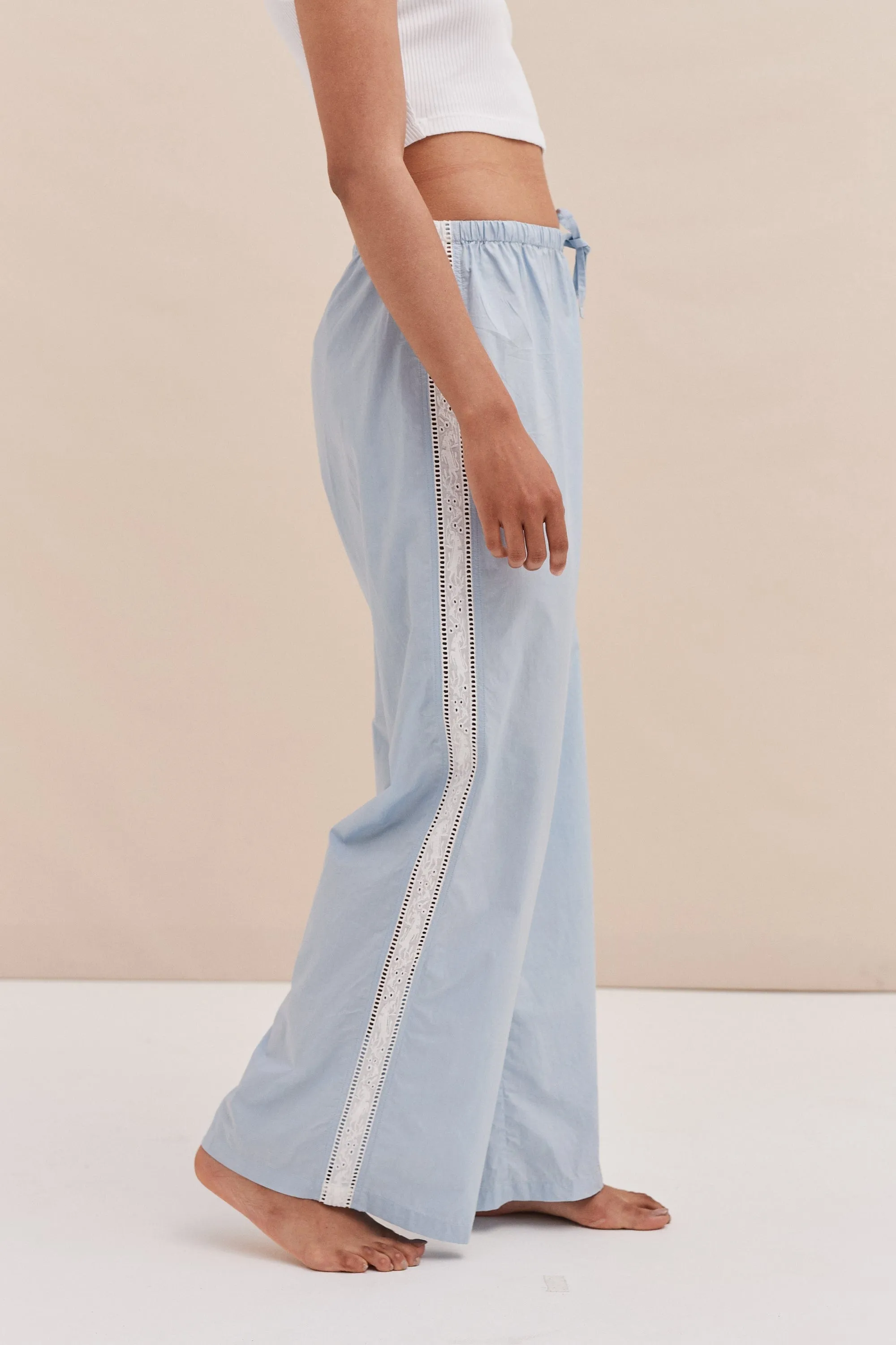 Lounge Set in Dorothea Print Light Blue
