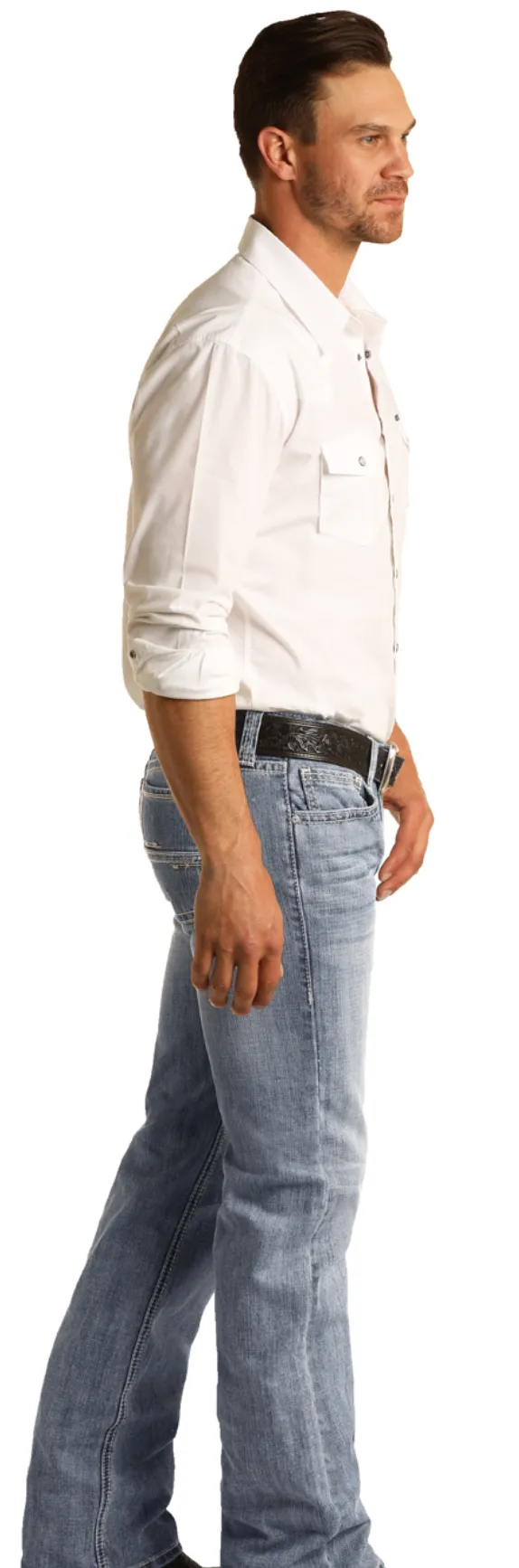 M1P5811  - Rock&Roll Denim Men's Pistol Straight Jean