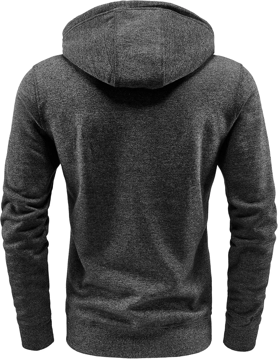 Men's Full Zip Fleece Hoodie zippered Color Block hooded slim Fit Long Sleeve Lightweight Sweatshirt