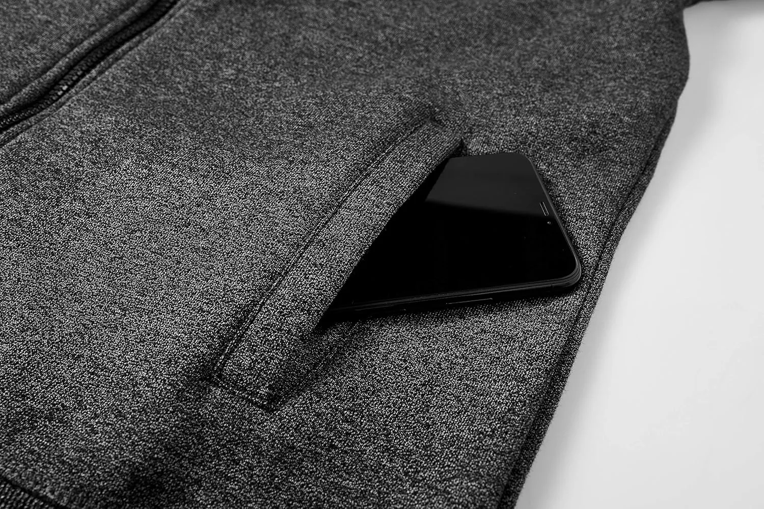 Men's Full Zip Fleece Hoodie zippered Color Block hooded slim Fit Long Sleeve Lightweight Sweatshirt