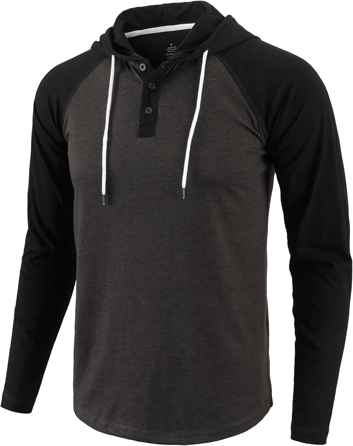Mens Hoodies Shirt Casual Athletic Workout Fashion Hooded Lightweight Jersey Sweatshirt Long Sleeve with Drawstring