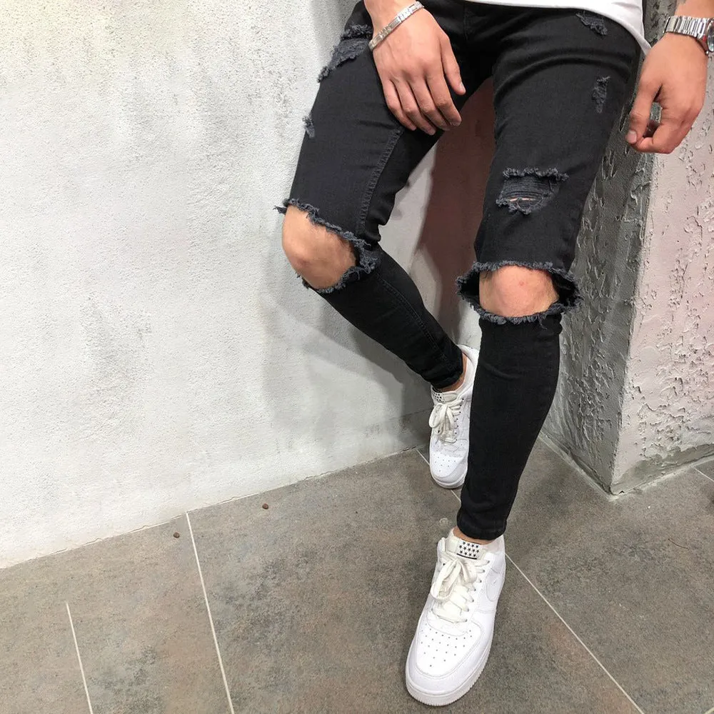 Men's ripped jeans