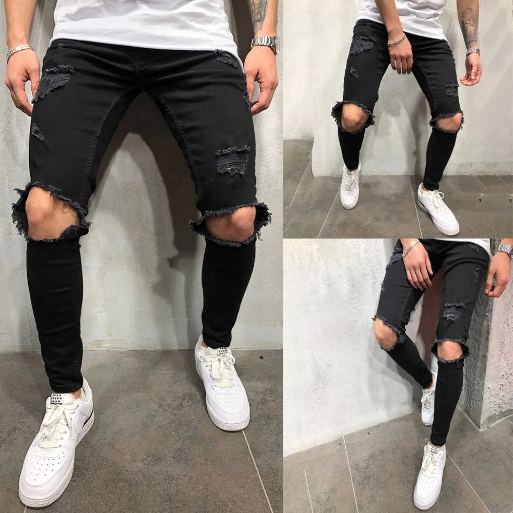 Men's ripped jeans