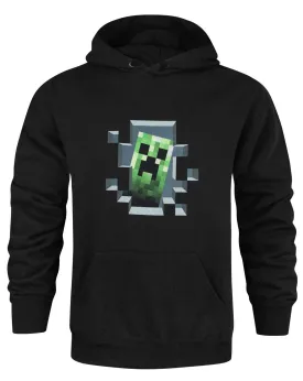 Minecraft Creeper Inside Men's Hoodie