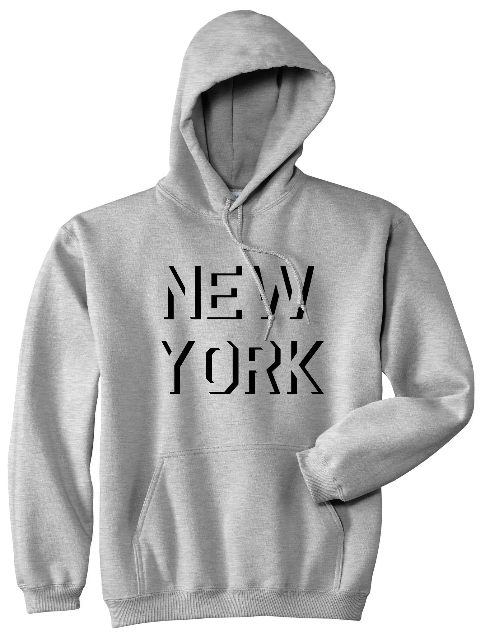 New York Shadow Logo Pullover Hoodie Hoody