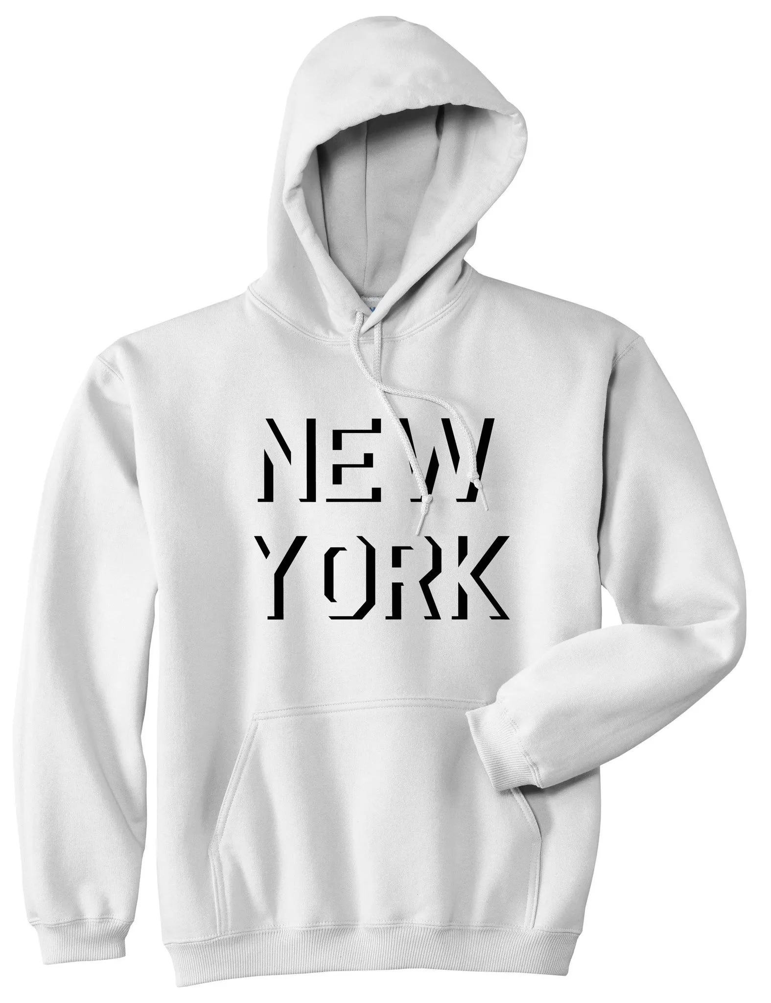 New York Shadow Logo Pullover Hoodie Hoody