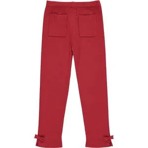 Olive Ladies Burgundy Leggings - Select Size