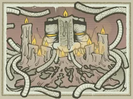 Passage of Time Silkscreen Print by Gats- Graffiti Against The System