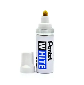 Pentel White 100w Shorty Marker